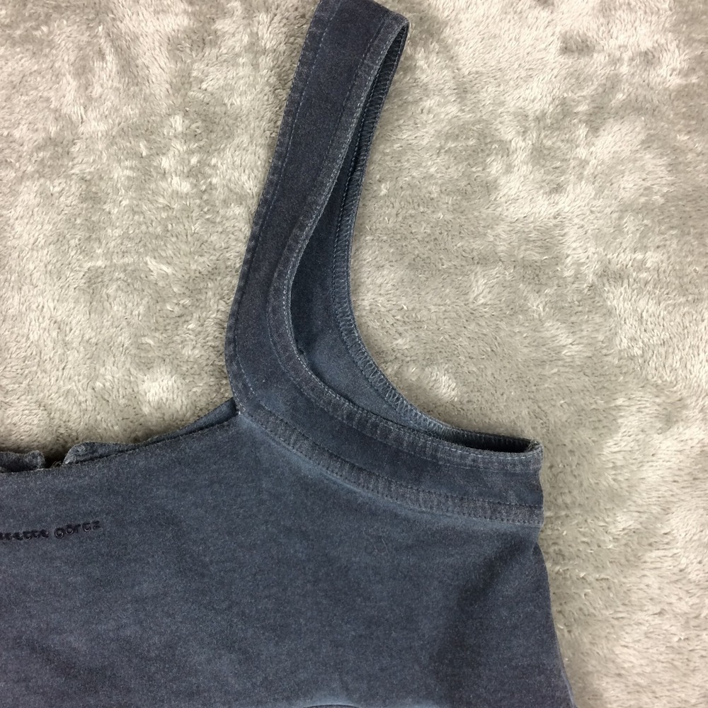 Annette Gortz Tank Top Womens Medium DYED Blue Casual Sports Workout Shirt - Picture 4 of 12
